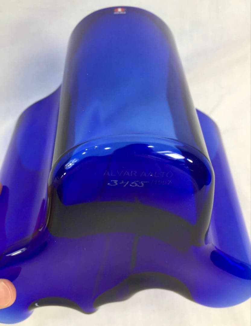 *レア*イッタラ ベースAlvar Aalto/アアルトコバルトブルー160㎜