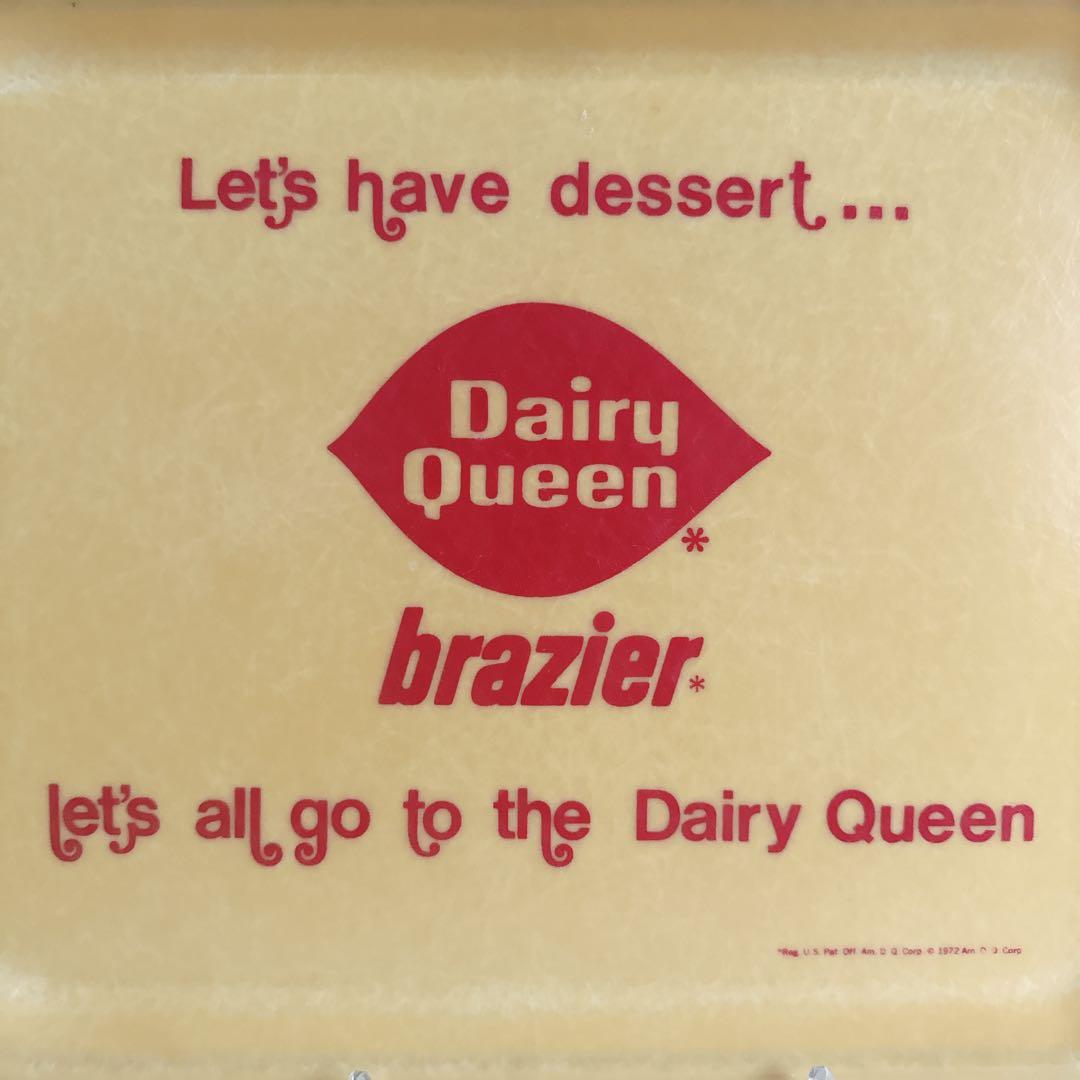 デイリークイーン DairyQueen トレイ トレー グラスファイバー レア