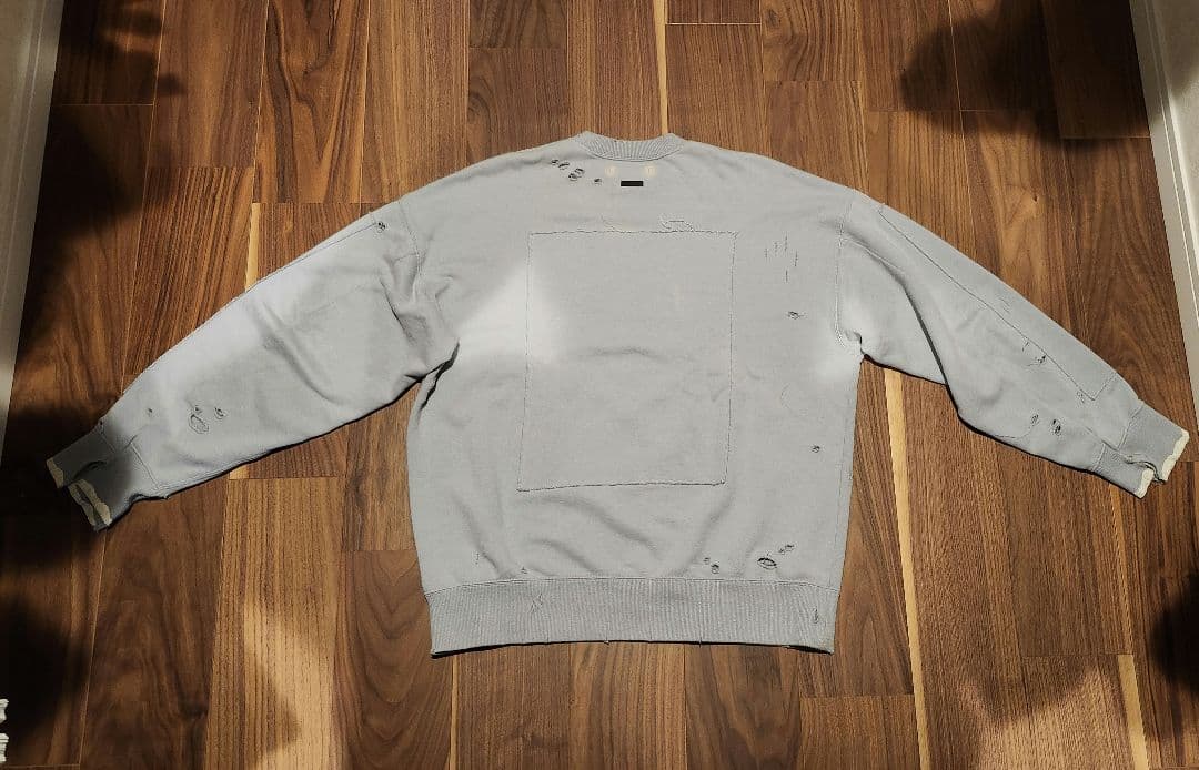 トップス stein OVERSIZED REBUILDSWEAT GREY BLUE