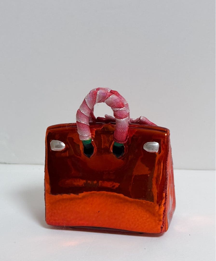 クリスマス オーナメント バッグ　朱色　アスティエ