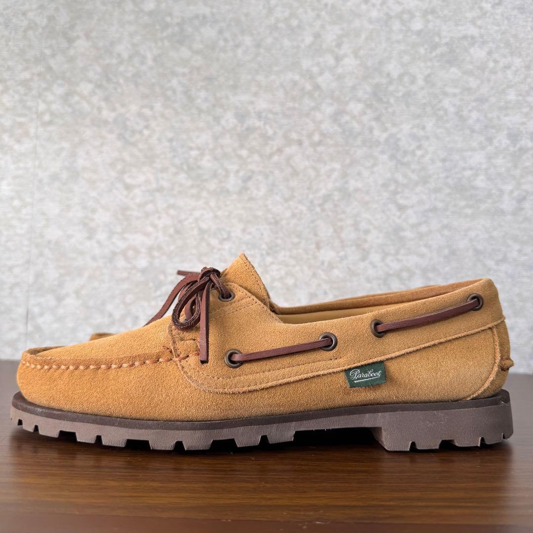 【美品】パラブーツ ユナイテッドアローズ 別注 MALO デッキシューズ
