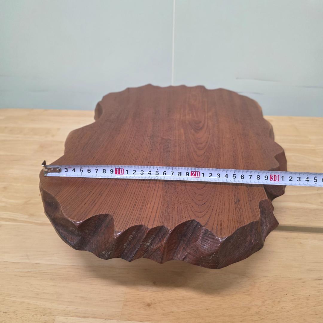 木製 不規則形状座卓 花台 天然木 盆栽卓 ローテーブル 和モダン座卓