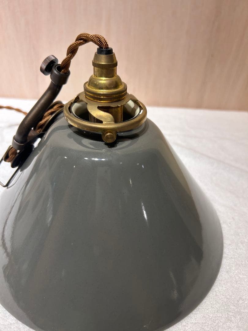 420 　Flame　galette enamel　琺瑯ペンダントライト　展示品