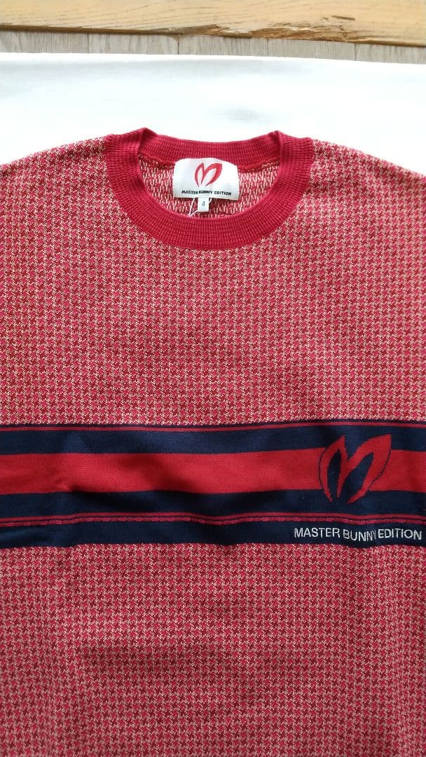 新品未使用 パーリーゲイツ マスターバニーエディション メンズセーター
