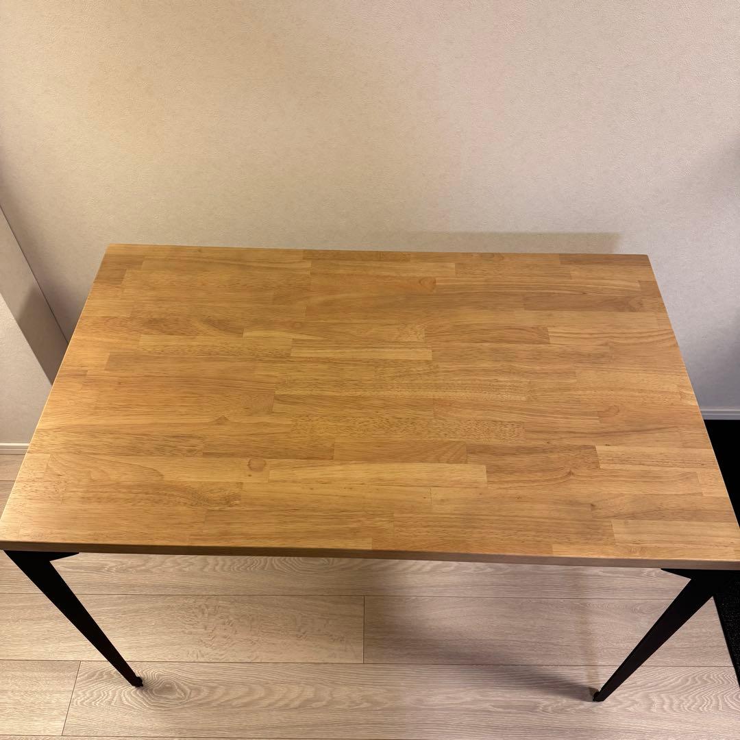 KANADEMONO コンパクトデスク ラバーウッド アッシュグレー