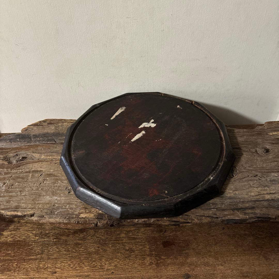 李朝　薬用　十二角膳天板　その61 古道具.韓国骨董. Antique.酒器盆