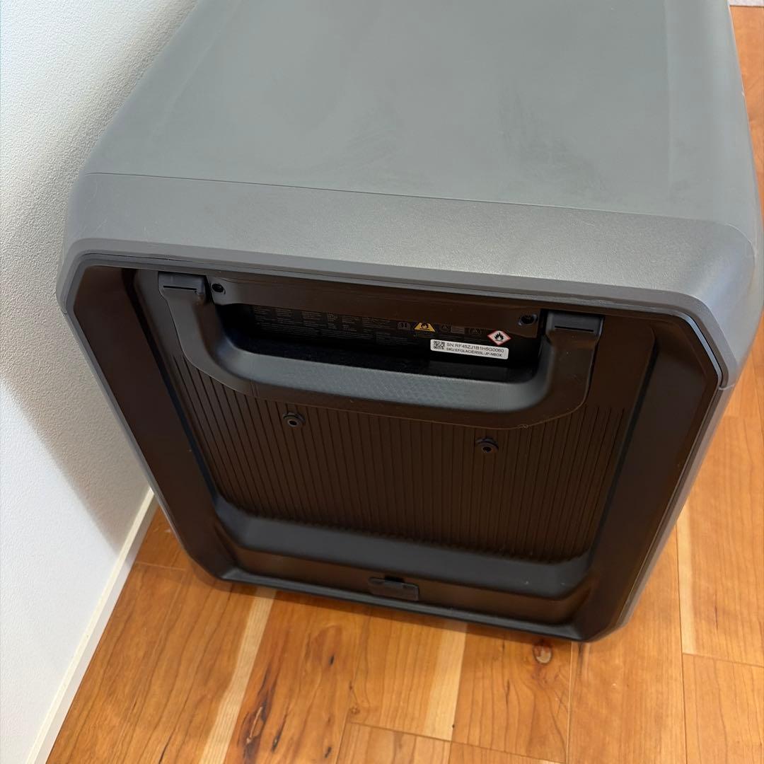 ECOFLOW ポータブル冷蔵庫 Cyclopentane グレー　55L