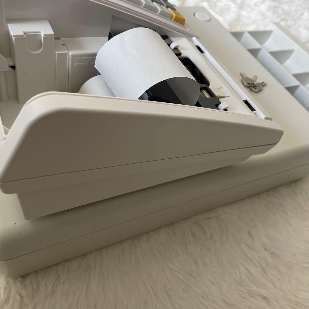 CLOVER 102LC レジスター 本体と新品ロール紙８本セット