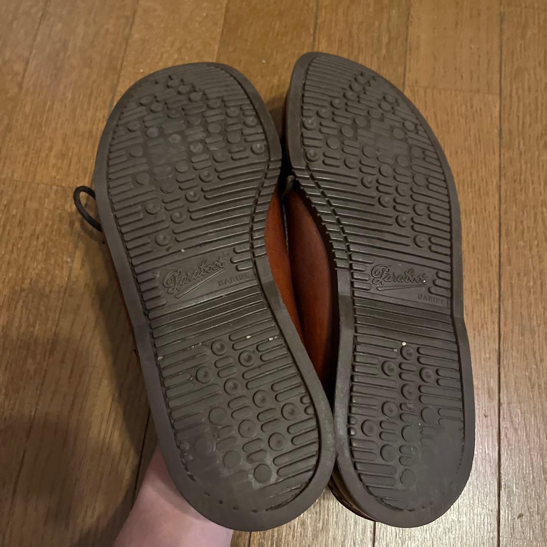 【美品】パラブーツ デッキシューズ『バース』サイズ8ブラウン