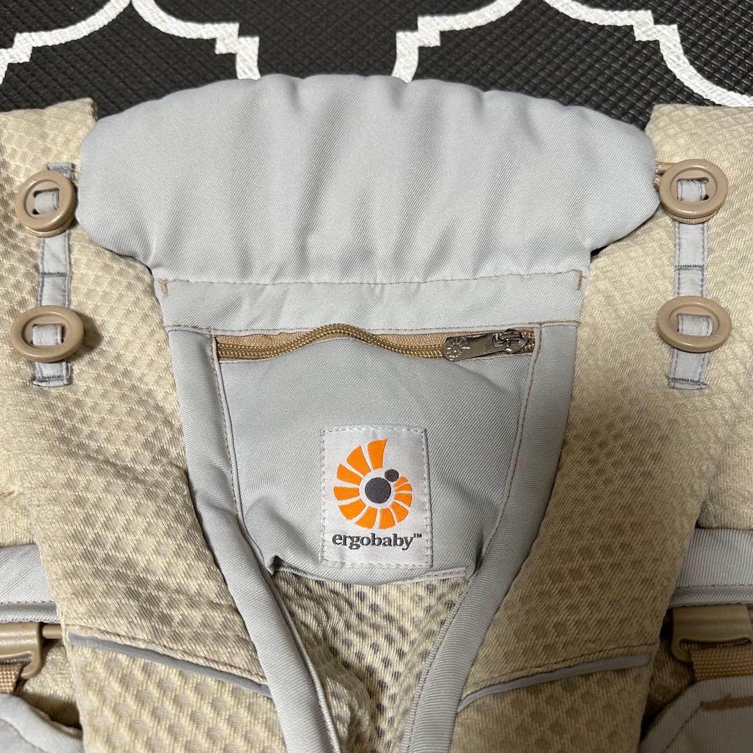 エルゴベビー オムニ ブリーズ サンドベージュ メッシュ 抱っこ紐