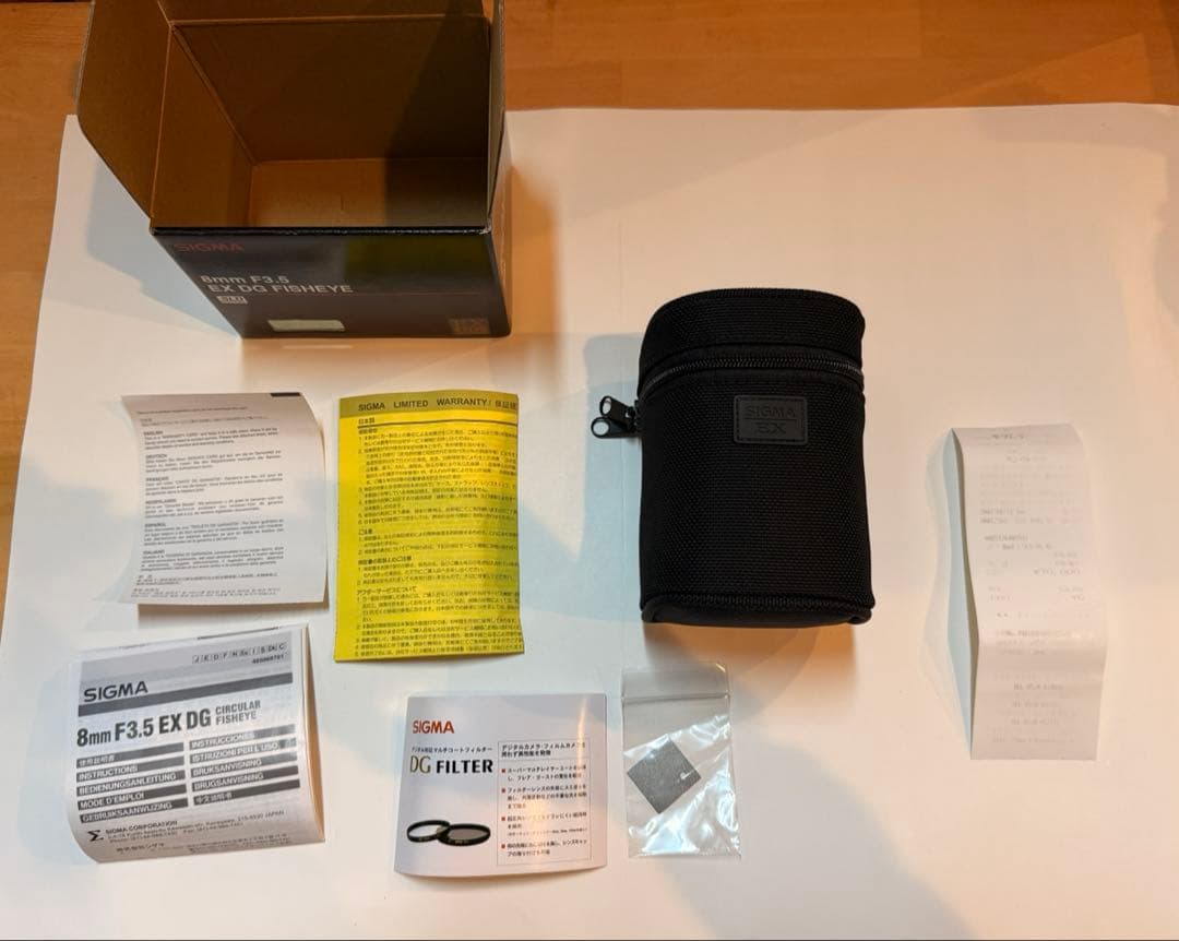 レンズ(単焦点) SIGMA 8mm F3.5 EX DG FISHEYE
