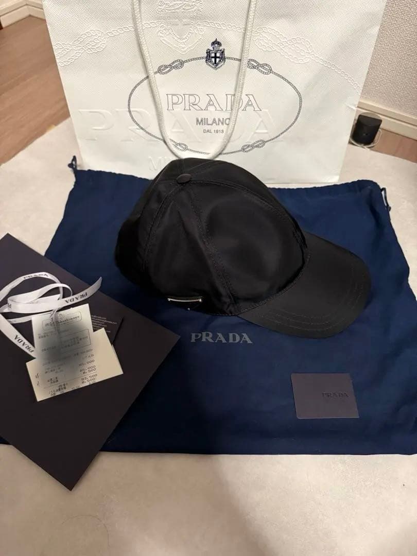【新品未使用】PRADA プラダ Re-Nylon ベースボールキャップ XXL