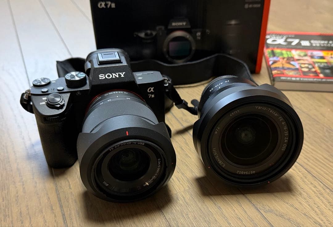 美品 SONY α7 III ミラーレスカメラ レンズ2本セット