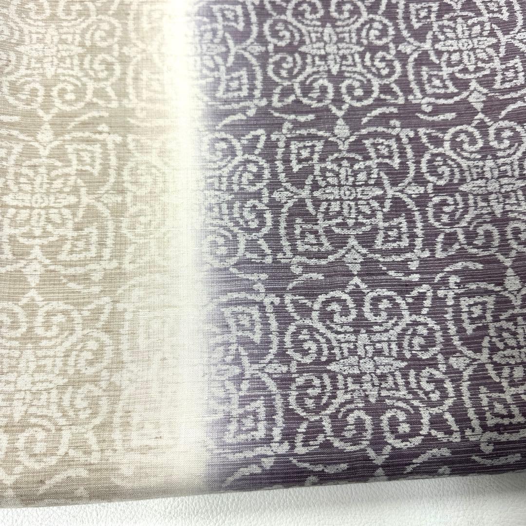 専用帯6009 ●高級 正絹 紬 全通 袋帯 華文 花文