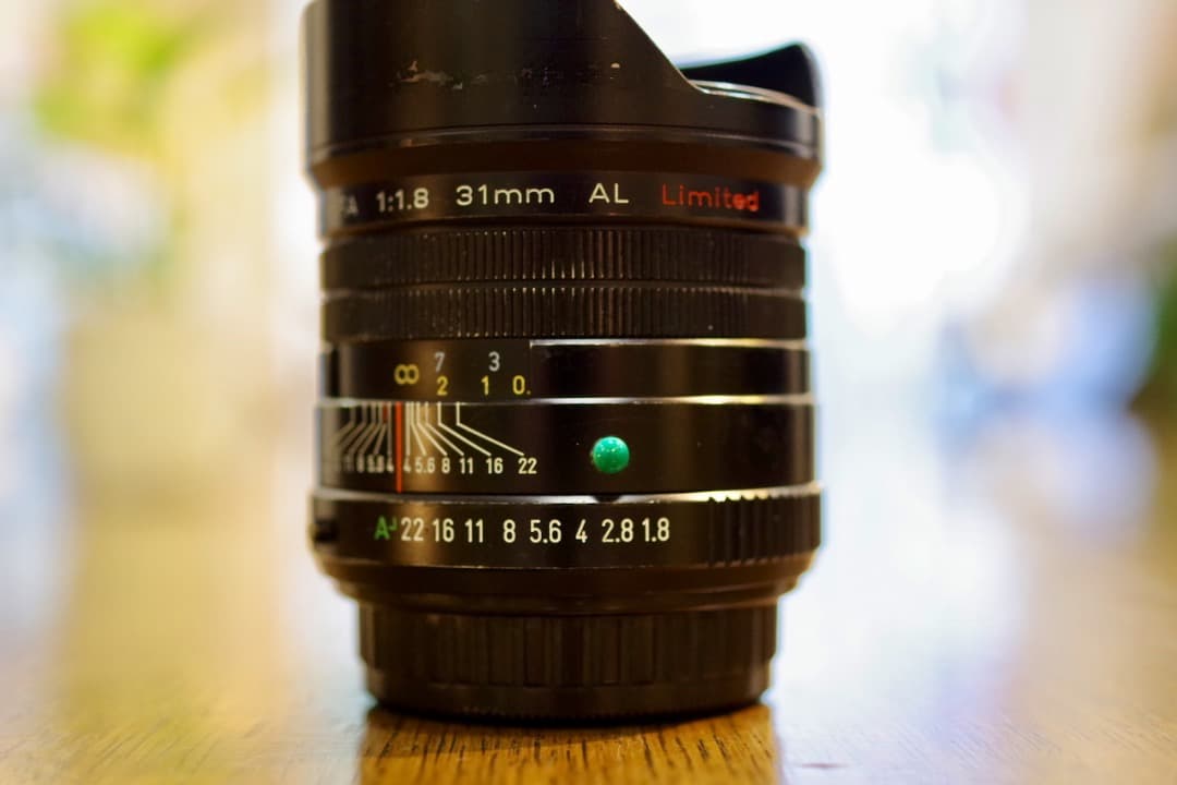 PENTAX-FA 31mm F1.8AL Limited（Black）