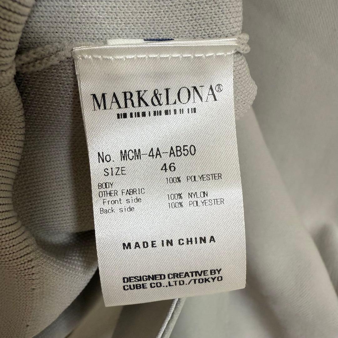 マーク＆ロナ トップス コンビネーションプルオーバー ライトグレー