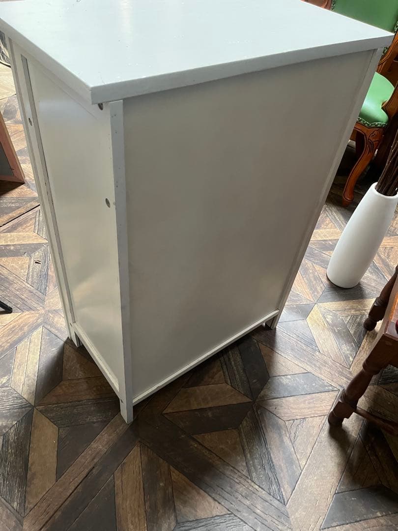 ビンテージ チェスト 白家具 北欧 インテリア 昭和レトロ 当時物 アンティーク