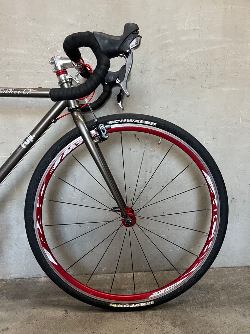 ロードバイク　FUJI FEATHER フジフェザーCX 700c クロモリ