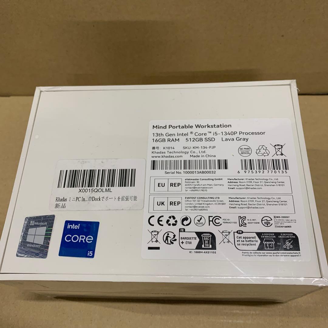 新品未開封　Khadas Mind 1 ミニPC i5 16GB+512GB