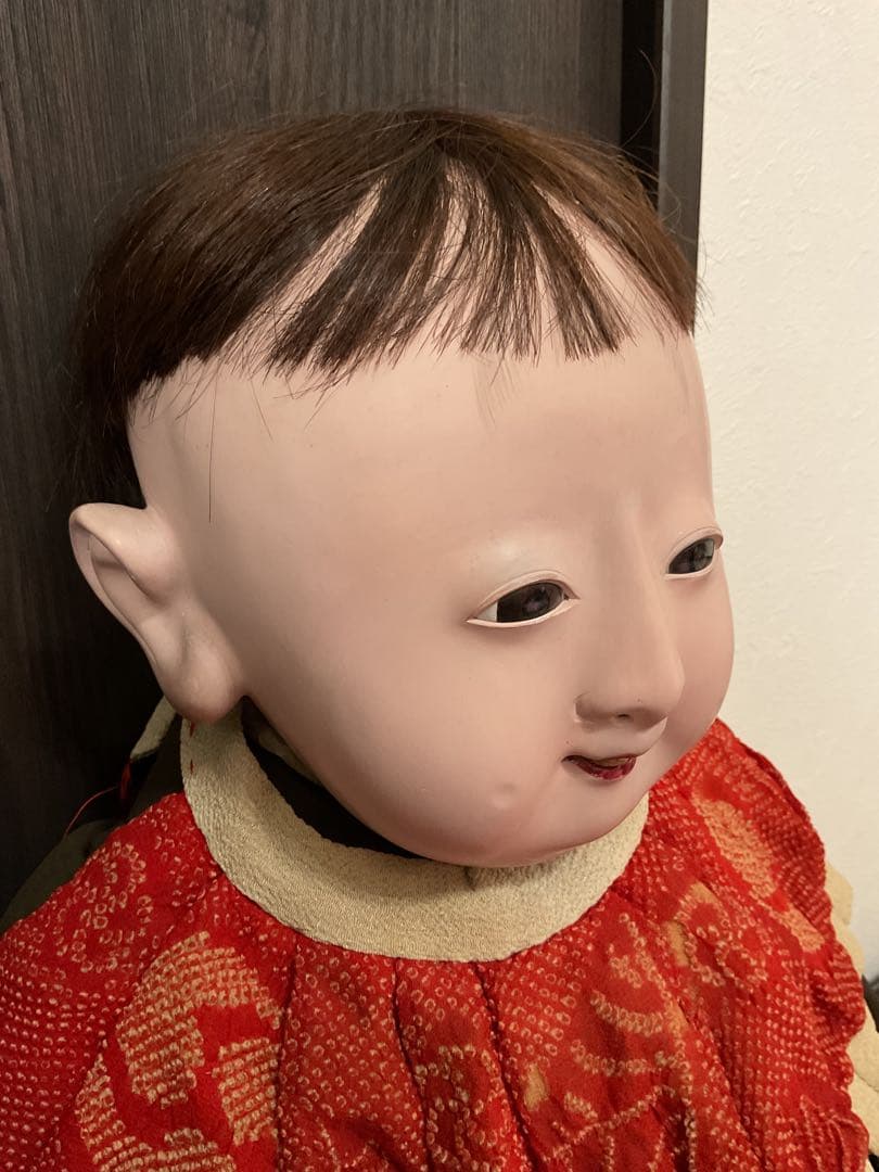 明治時代　明治抱き人形　抱き人形　超大型78㎝　雛人形　ひな人形　市松人形