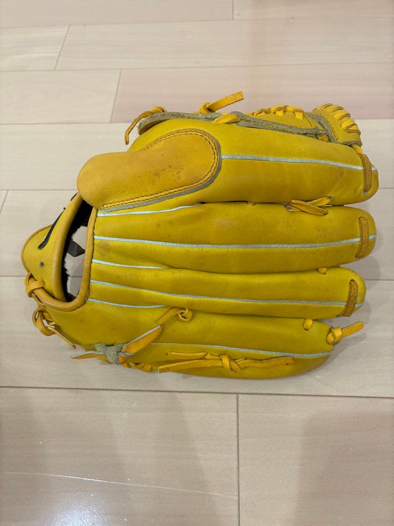【即購入可】NIKE_軟式グローブ_左投げ_投手用_松坂大輔モデル_イエロー