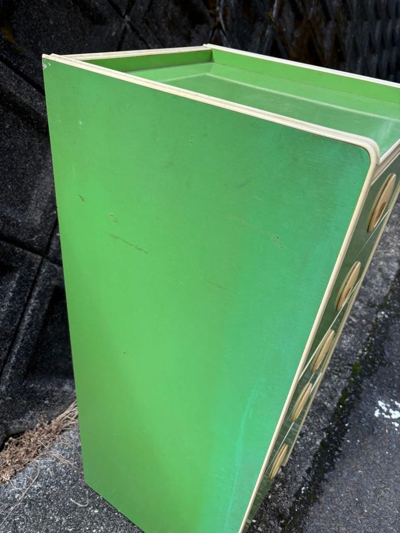 昭和レトロ レトロポップ 収納 チェスト 5段 箪笥 引き出し 送料込