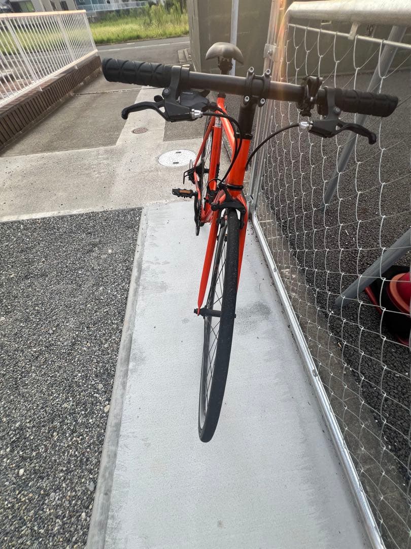 オレンジ シクロクロスバイク アサヒサイクル