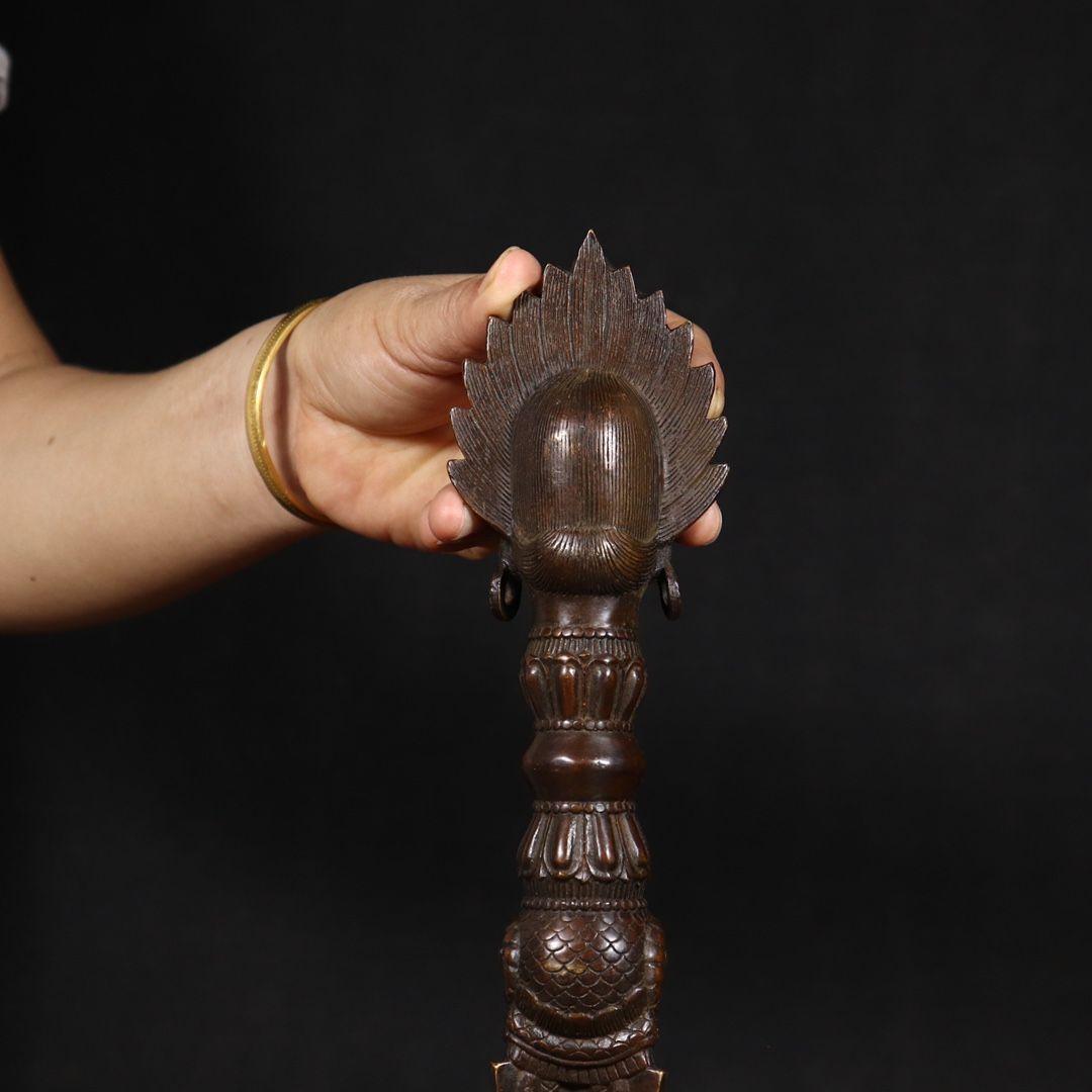 金剛杵降魔杵 法器 チベット密教仏具 銅製品 鎮宅辟邪 開運風 招財置物工芸品