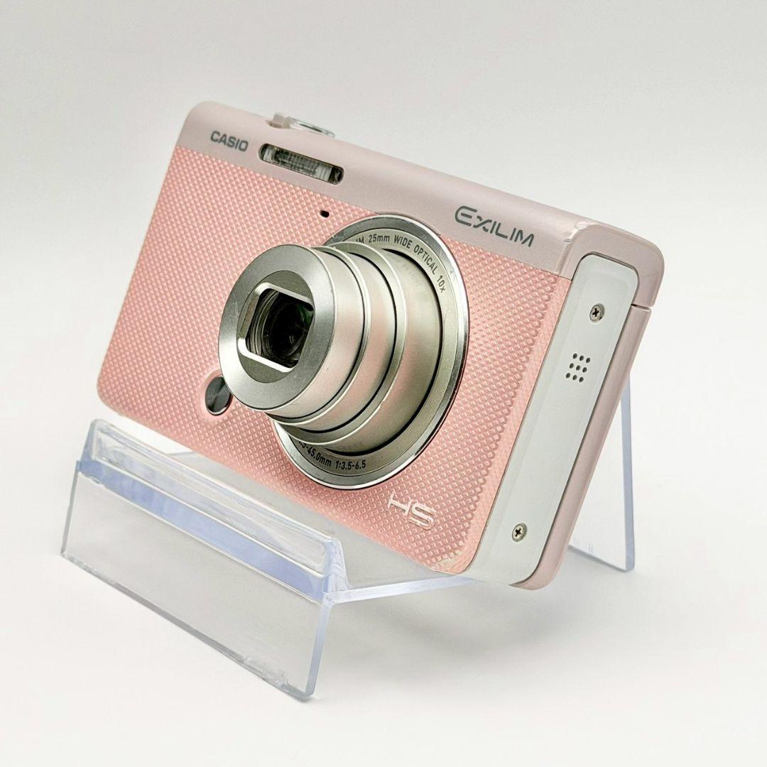 【人気カラー】CASIO EX-ZR60 動作OK ピンク デジカメ 113-7