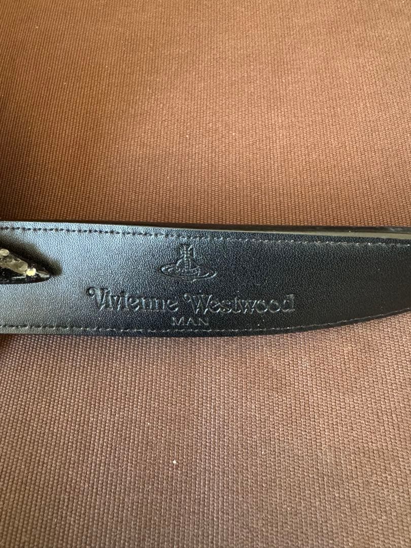 Vivienne Westwood MAN ブラックレザーベルト