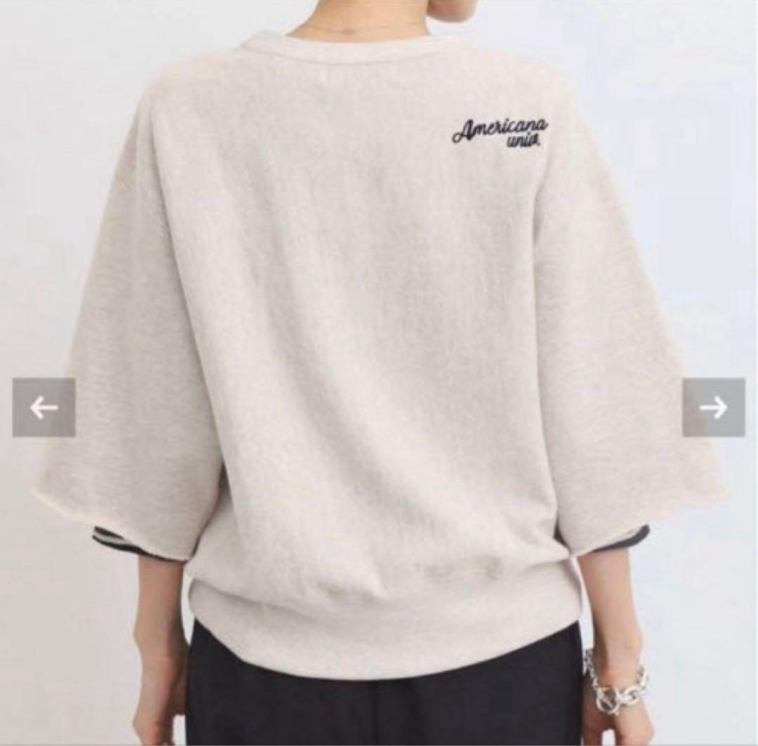 AMRCNロゴ グレー トレーナー