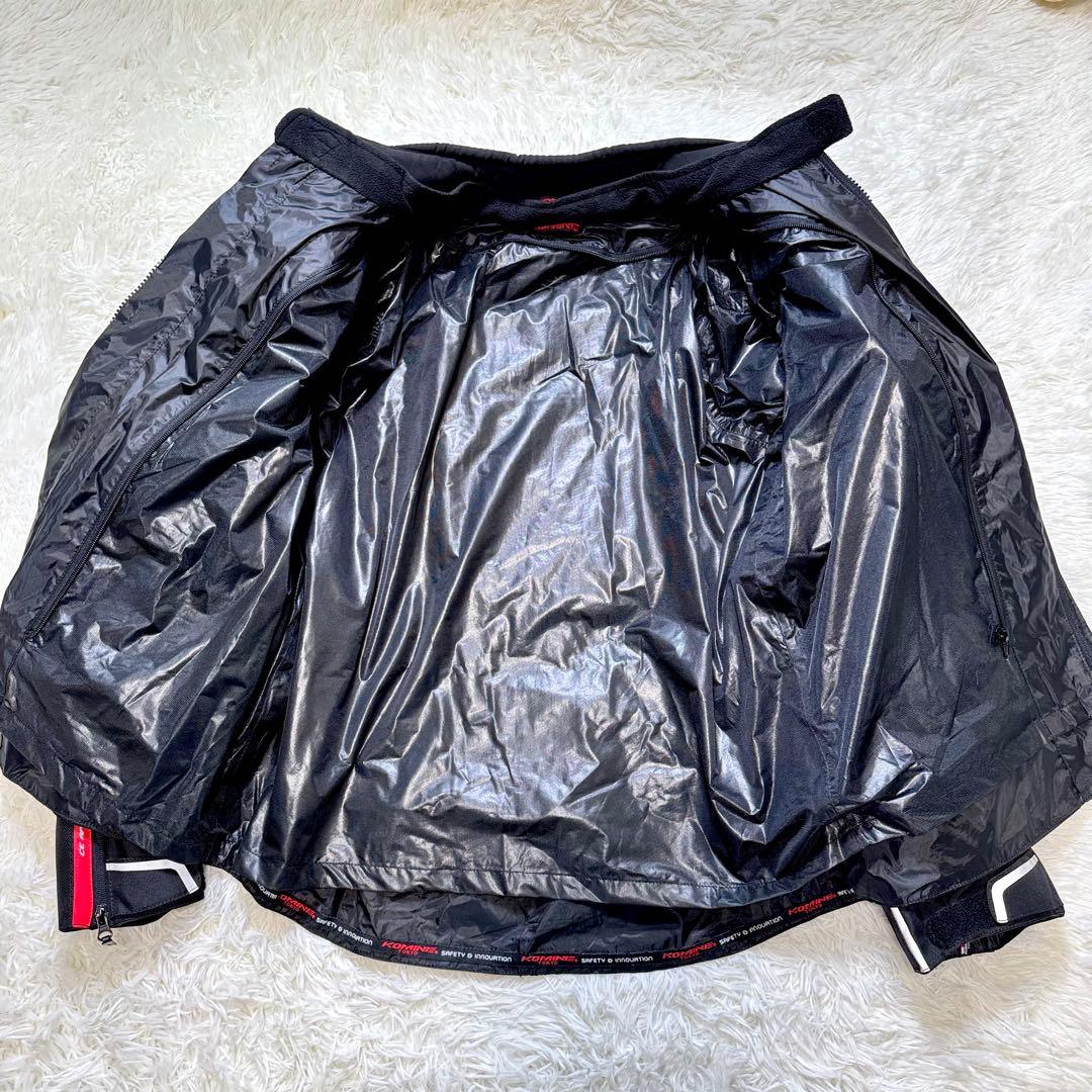 極美品✨コミネ ビッグサイズ！JK-597 オールシーズン プロテクター 黒