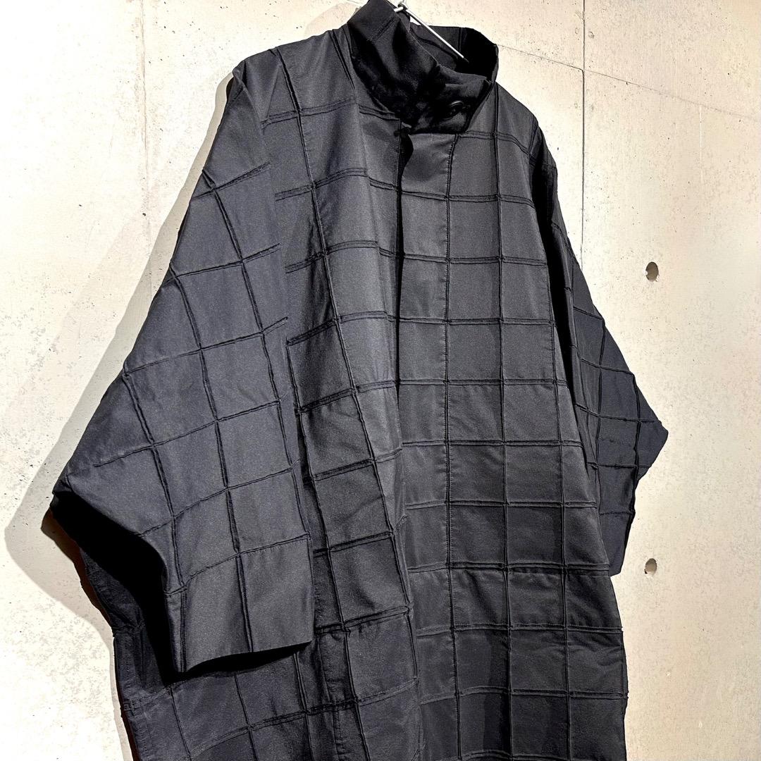 【値下げ】ISSEY MIYAKE A-POC メンズ ロング コート BK