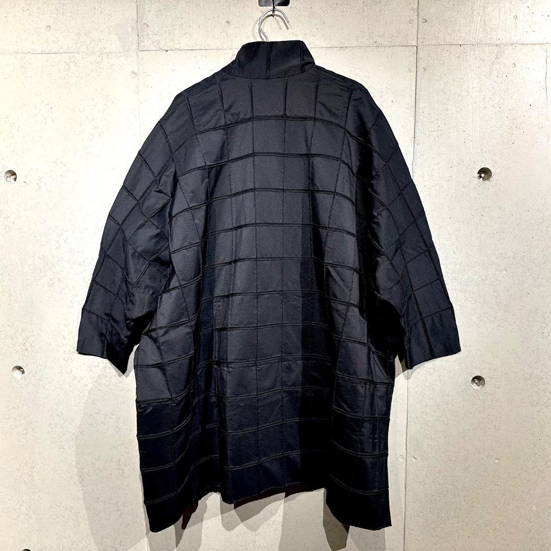 【値下げ】ISSEY MIYAKE A-POC メンズ ロング コート BK
