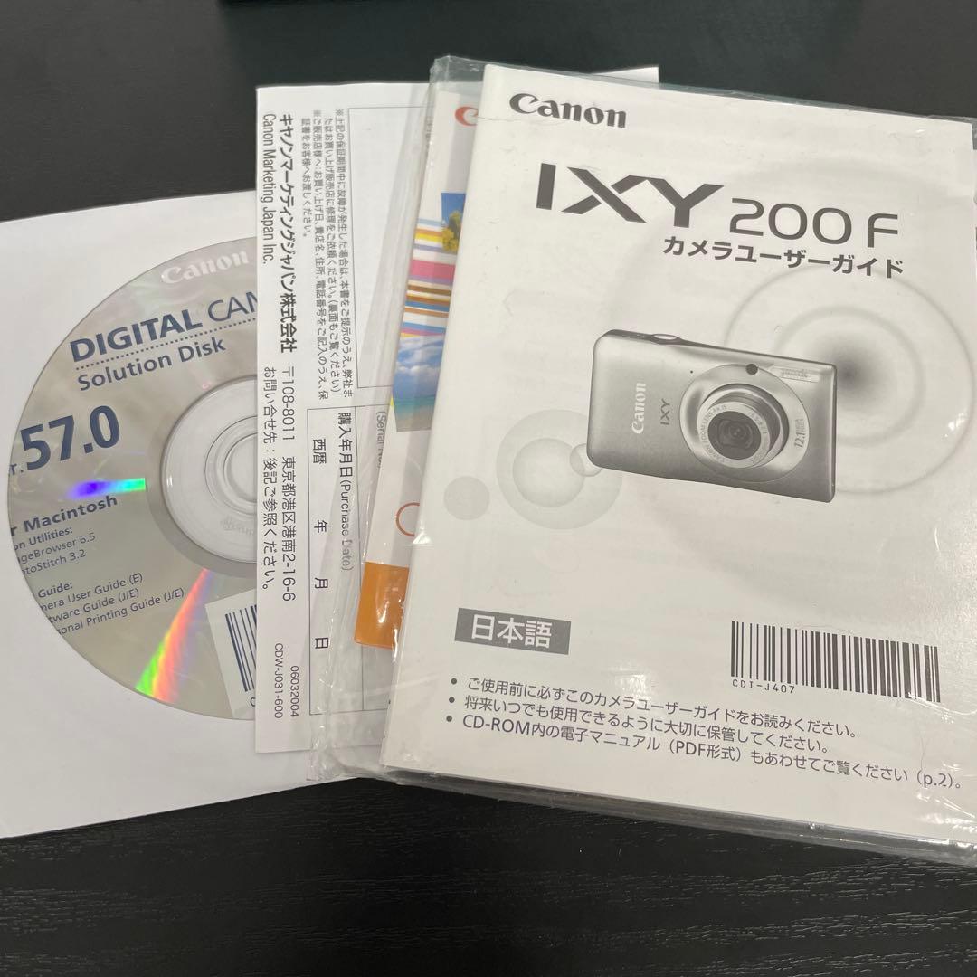 Canon IXY200Fコンパクトデジタルカメラ ブラウン