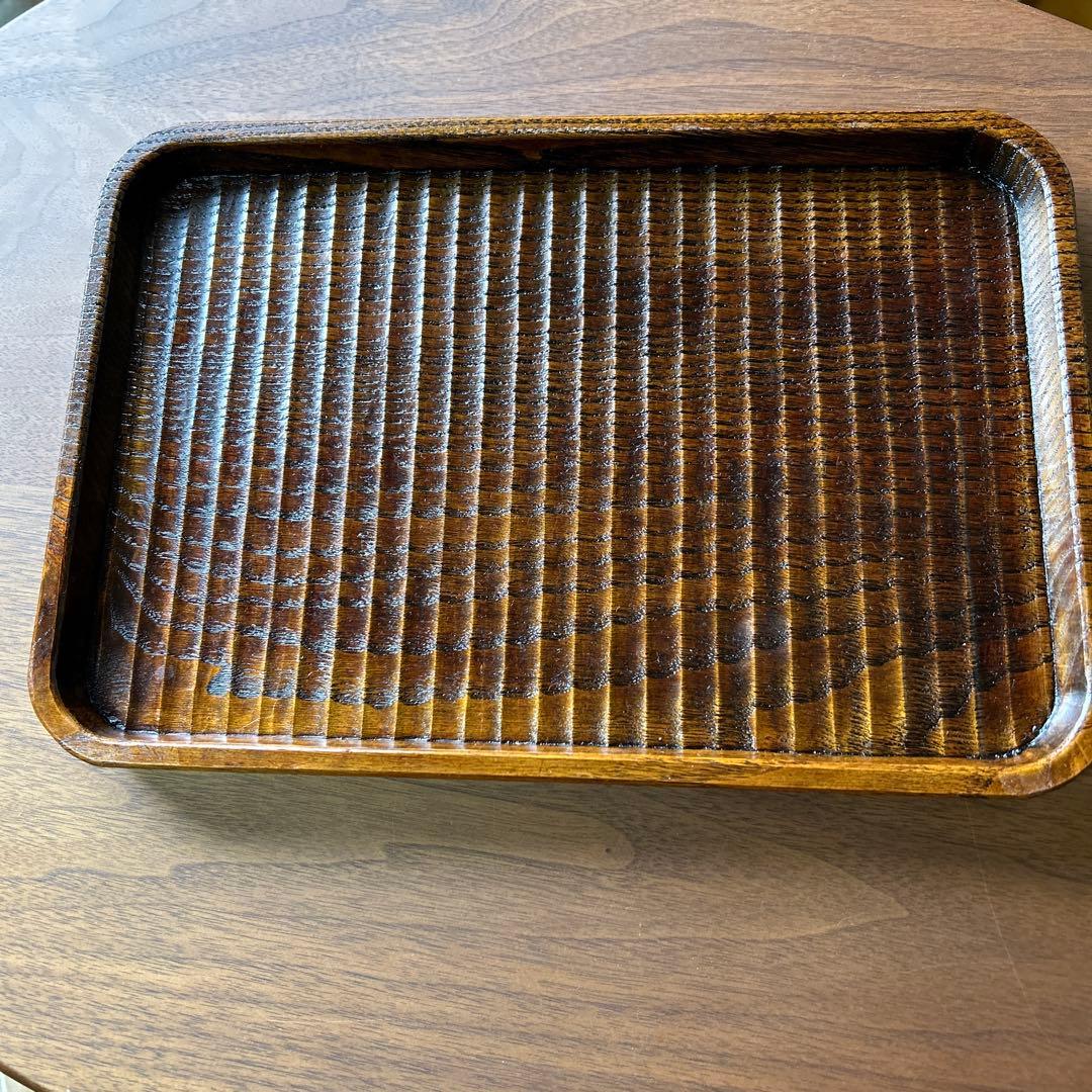 【新品・未使用】　♡ 佃眞吾さん　我谷盆トレー　サイン入り