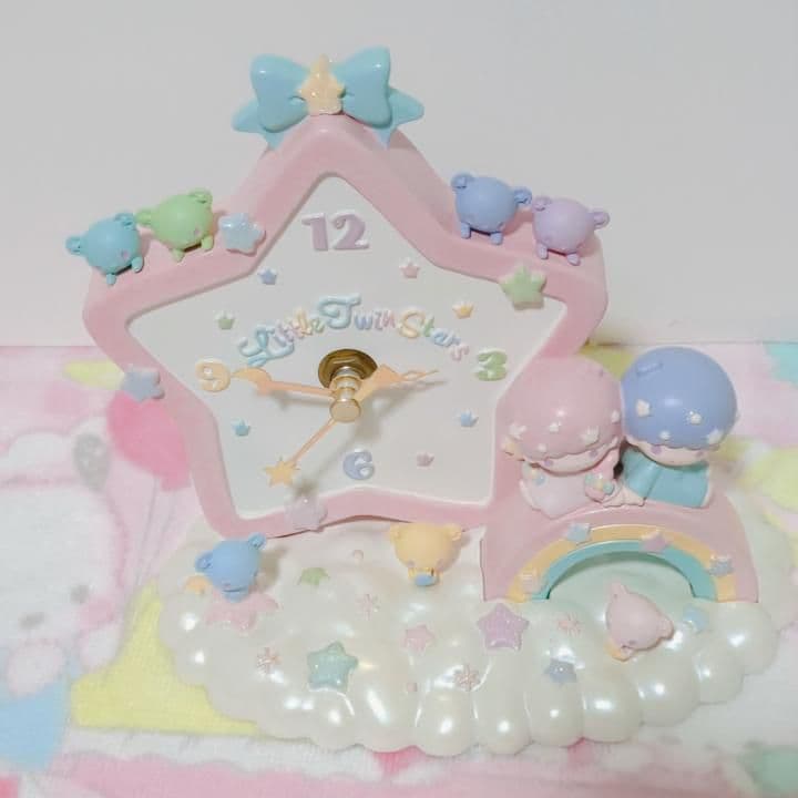 サンリオ　キキララ　ジオラマクロック　星の置き時計　レア