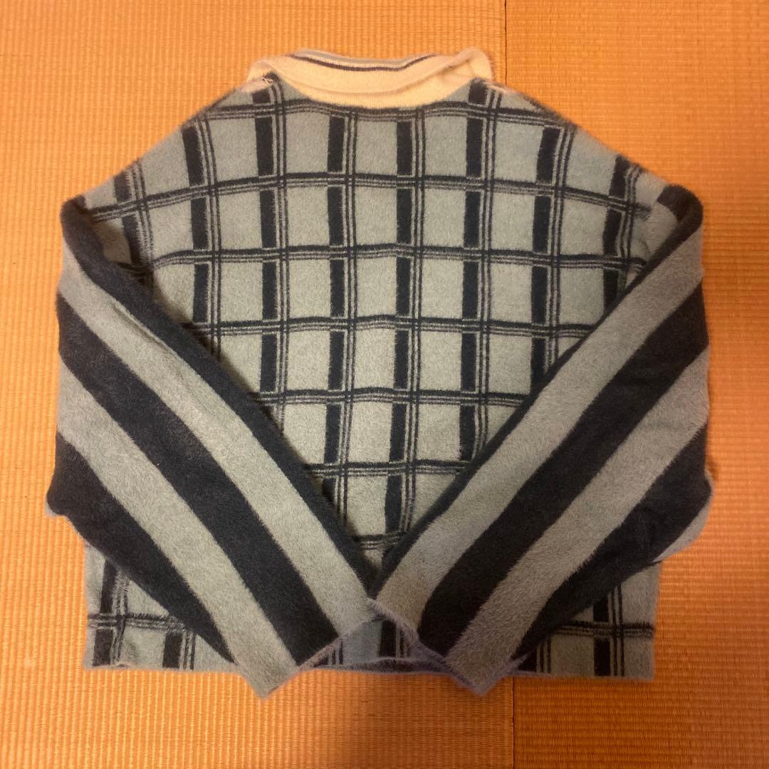 scuffers チェック柄 プルオーバー トレーナー