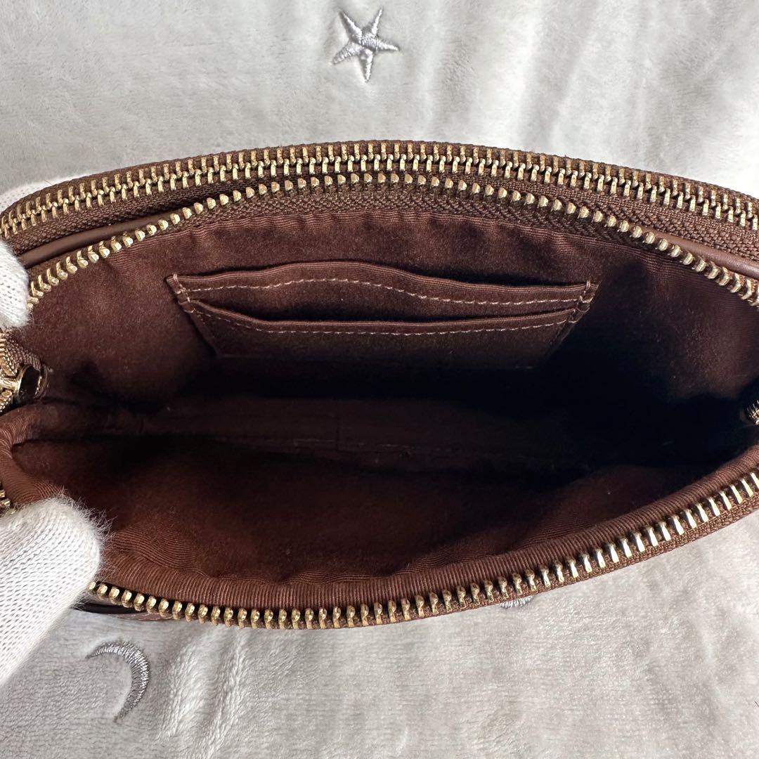 【あんこ】コーチ　ショルダーバッグ　カメラバッグ　シグネチャーWファスナー