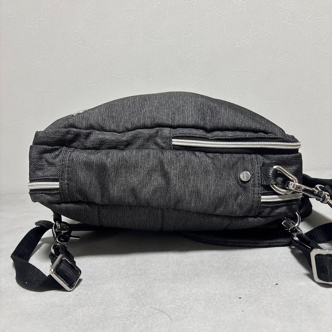 美品✨オロビアンコ 3way ビジネスバッグ レザー キャンバス ロゴ金具