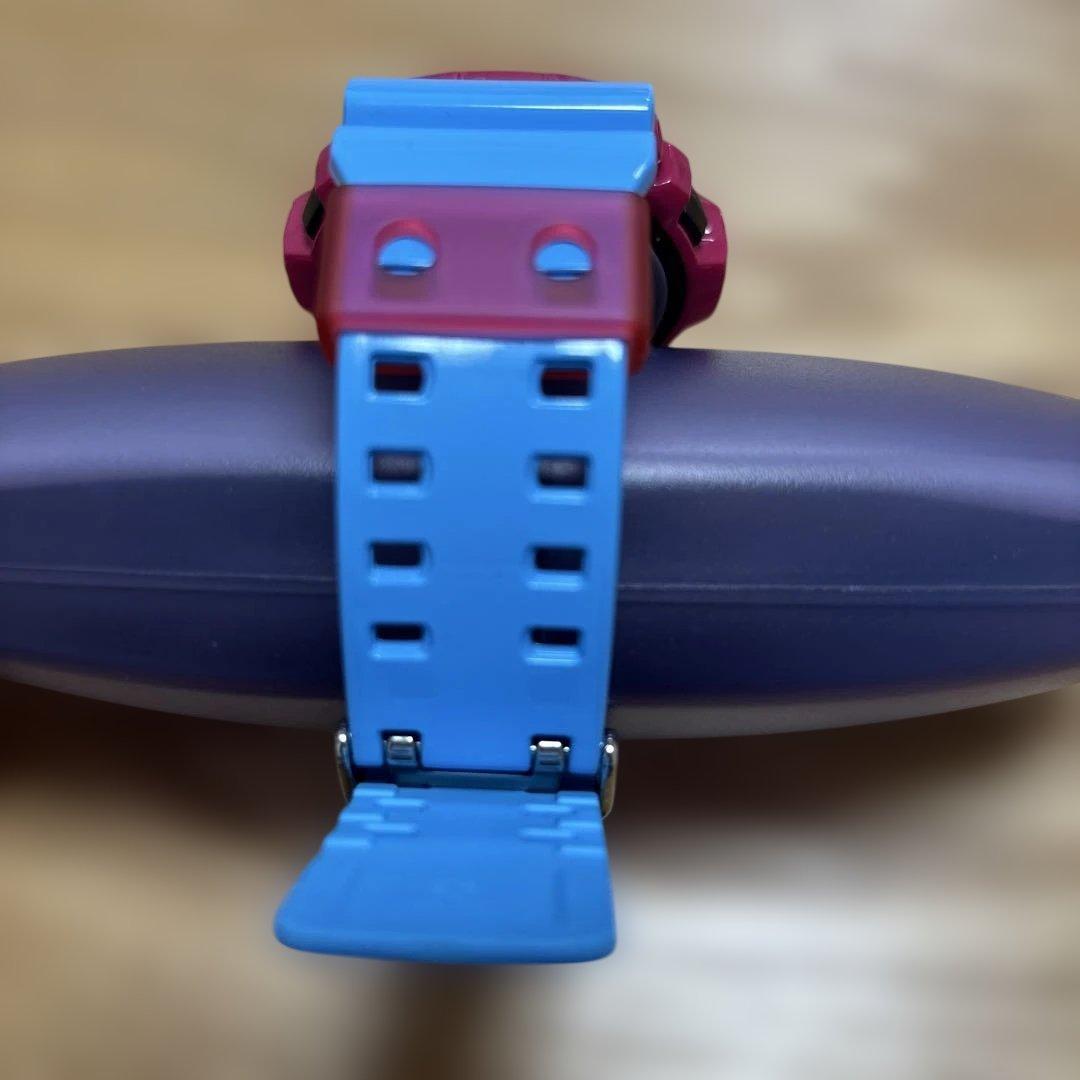 CASIO G-SHOCK ピンク ブルー デジタル腕時計