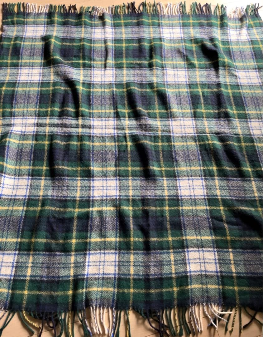 【美品】イギリス製 Buckingham ヴィンテージトラベリングラグ