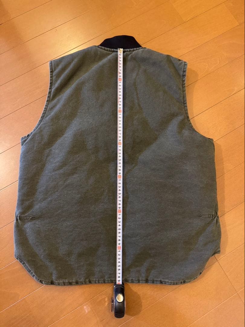 カーハート ベスト V02 MOS モス　USA製　腰ゴム