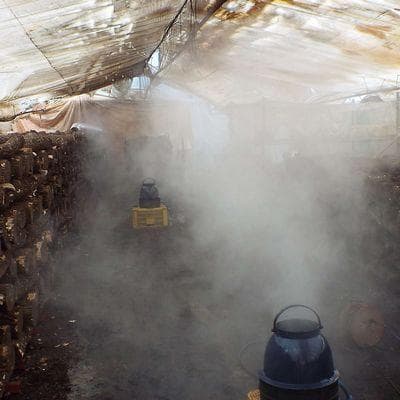 遠心式加湿器MT5500型　3,500cc/時の豊富な噴霧量