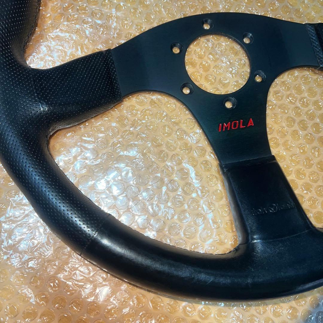 italvolanti イタルボランテ イモラ パンチング レザーステアリング