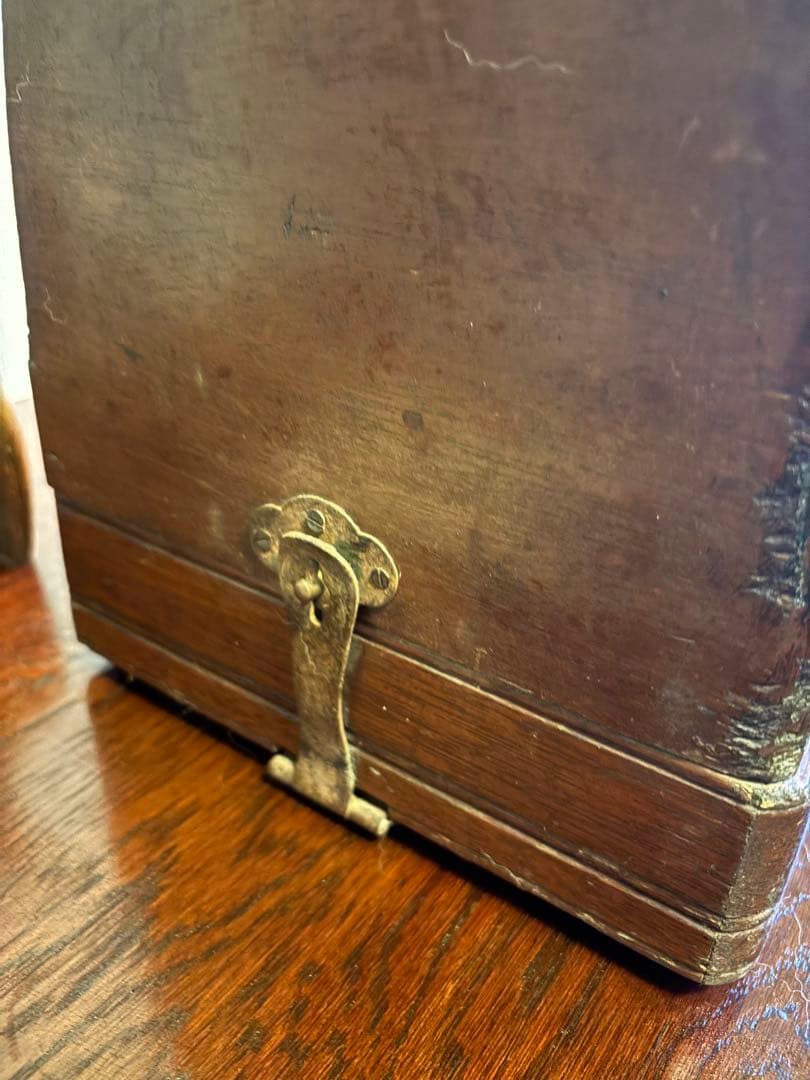 LEAD ミシン　アンティーク　手回しミシン