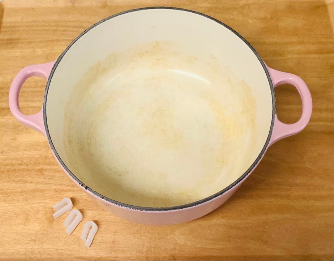 【値下げしました❣️】Le Creuset 両手鍋 20cm➕スチーマー