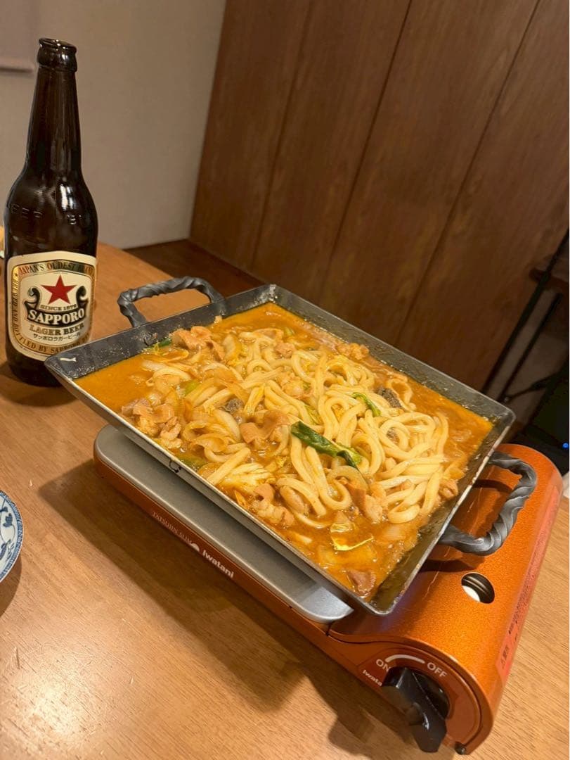 鉄板 とんちゃん鍋　フライパン ツイストハンドル付 by WELDINGART