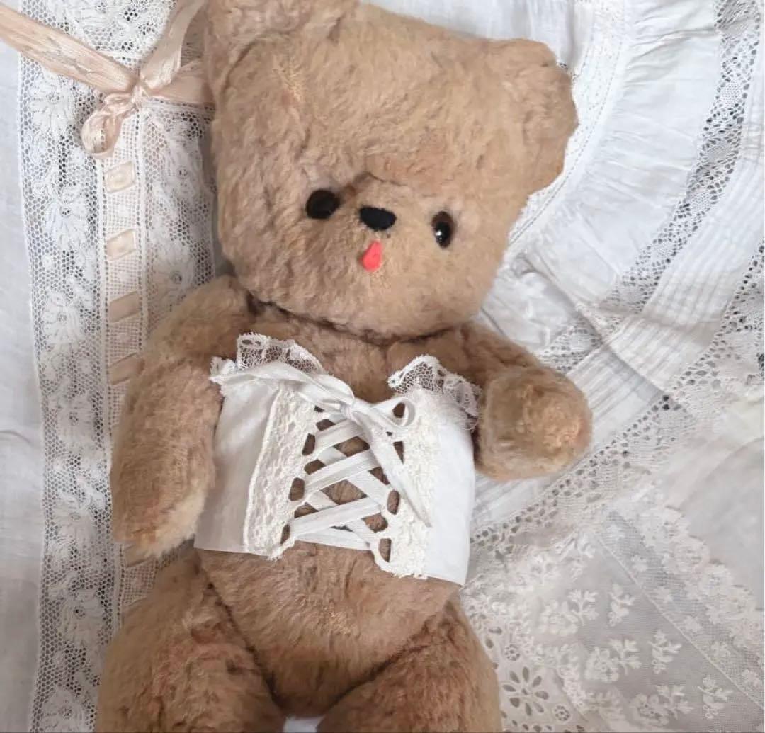 最終コルセット付き　anima フランスアンティーク　アンティークベア