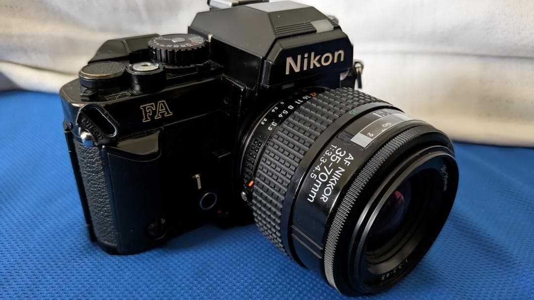 美品 Nikon FA【動作確認済】 難有 レンズ 35-70mm+MF-16